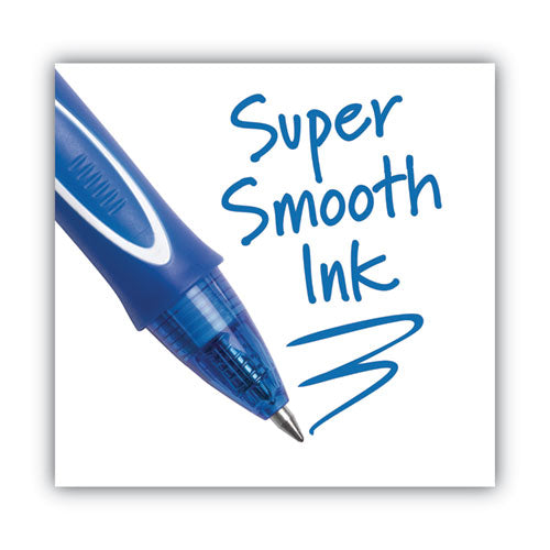Image of BIC® RGLCG11AST Gel-ocity Quick Dry Gel Pen, Retractable, Fine 0.7mm, Assorted Ink and Barrel Colors, Dozen