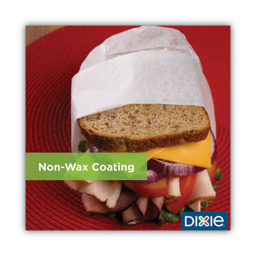 Image of Dixie® GRC1516 All-Purpose Food Wrap, Dry Wax Paper, 15 x 16, White, 1,000 Sheets/Pack, 3 Packs/Carton