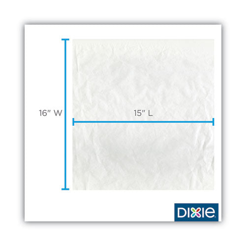 Image of Dixie® GRC1516 All-Purpose Food Wrap, Dry Wax Paper, 15 x 16, White, 1,000 Sheets/Pack, 3 Packs/Carton