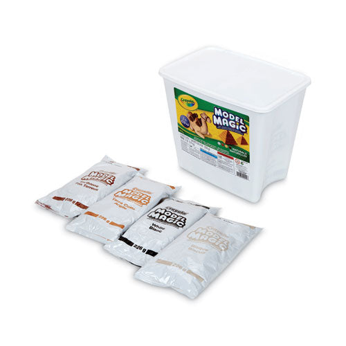 Image of Crayola® 232412 Model Magic Modeling Compound, 8 Oz Packs, 4 Packs, Assorted Natural Colors, 2 Lbs
