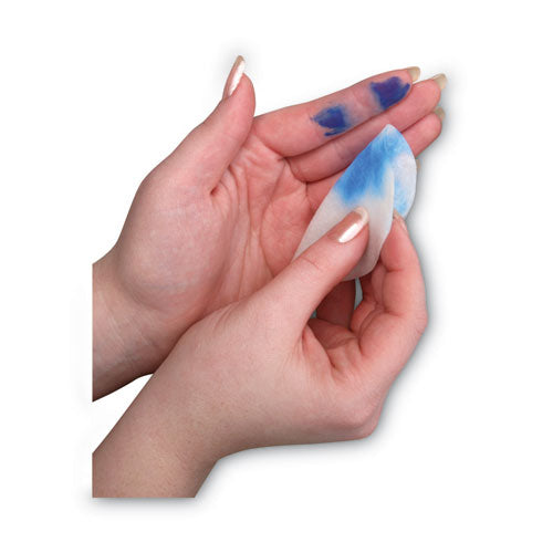Image of LEE 10145 Clean-Ups Hand Cleaning Pads, Cloth, 1-Ply, 3" dia, Mild Floral Scent, 60/Tub