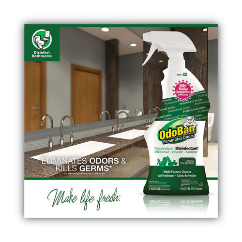 Image of Clean Control Corporation Deodorizer/Disinfectant Spray, RTU, 32oz, Eucalyptus, GN