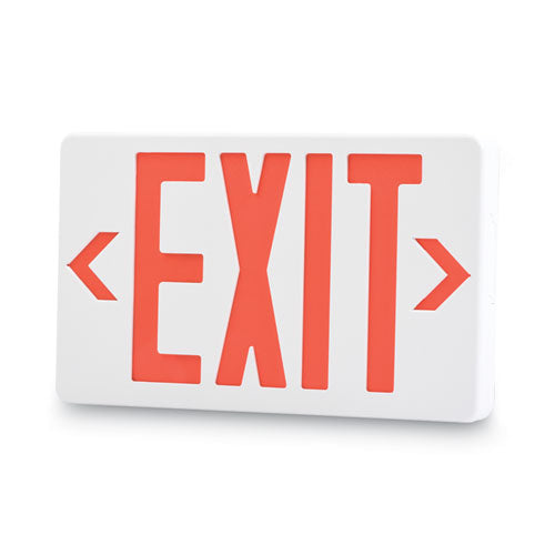 Image of Tatco 07230 LED Exit Sign, Polycarbonate, 12.25 x 2.5 x 8.75, White