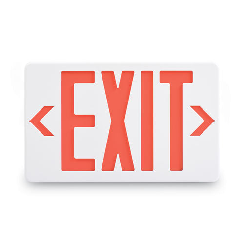 Image of Tatco 07230 LED Exit Sign, Polycarbonate, 12.25 x 2.5 x 8.75, White