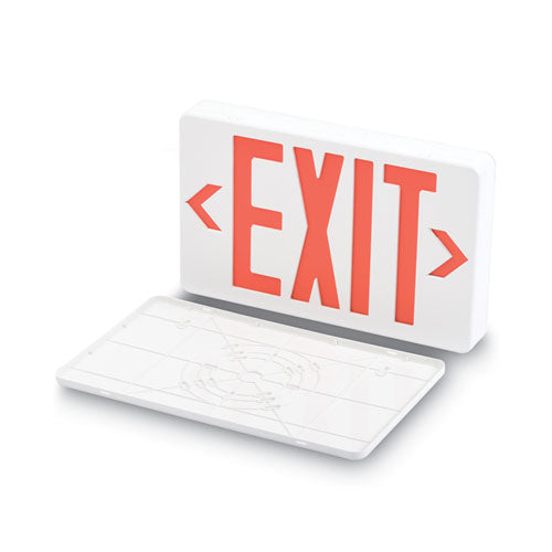 Image of Tatco 07230 LED Exit Sign, Polycarbonate, 12.25 x 2.5 x 8.75, White