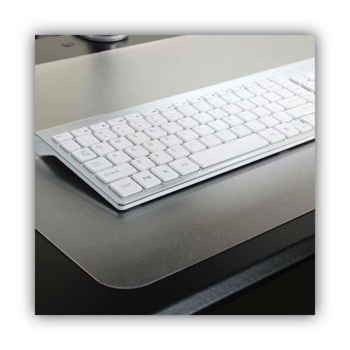 Image of Floortex® FPDE1722RA Desktex Polycarbonate Desk Pad, 22" x 17", Clear