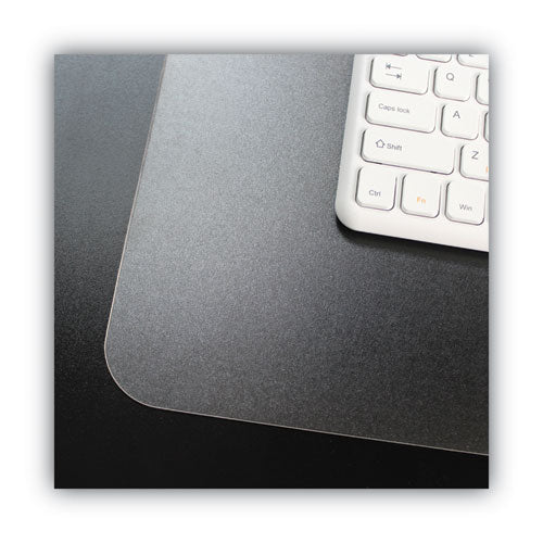 Image of Floortex® FPDE1722RA Desktex Polycarbonate Desk Pad, 22" x 17", Clear