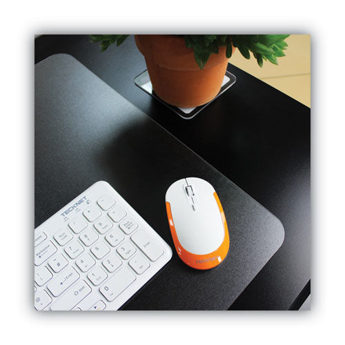 Image of Floortex® FPDE1722RA Desktex Polycarbonate Desk Pad, 22" x 17", Clear