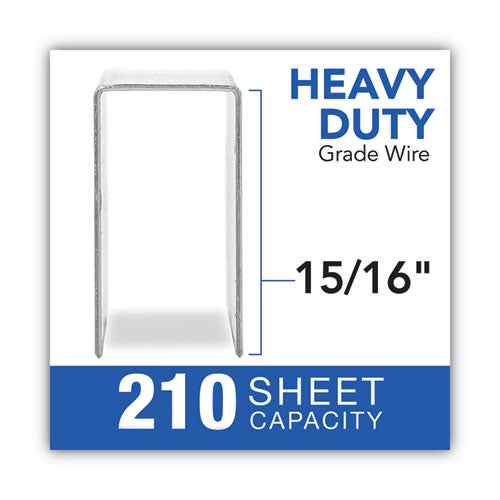 Image of Swingline® S7035320P S.f. 13 Heavy-Duty Staples, 0.94" Leg, 0.5" Crown, Steel, 1,000/box