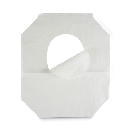 Image of Boardwalk® BWKK5000B Premium Half-Fold Toilet Seat Covers, 14.17 x 16.73, White, 250/Sleeve, 20 Sleeves/Carton