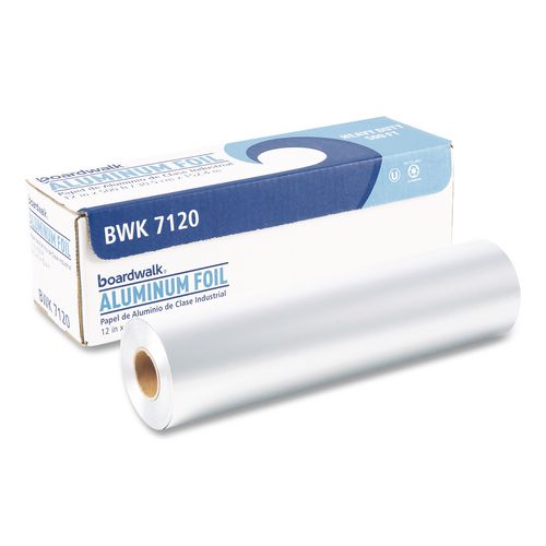 Image of Boardwalk® BWK7120 Heavy-Duty Aluminum Foil Roll, 87 Gauge, 12" x 500 ft