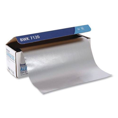Image of Boardwalk® BWK7120 Heavy-Duty Aluminum Foil Roll, 87 Gauge, 12" x 500 ft