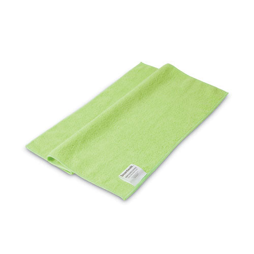 Image of Boardwalk® 2164037 Microfiber Cleaning Cloths, 16 X 16, Green, 24/pack