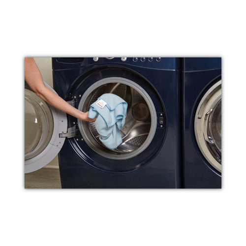 Image of Boardwalk® 2164038 Microfiber Cleaning Cloths, 16 X 16, Blue, 24/pack