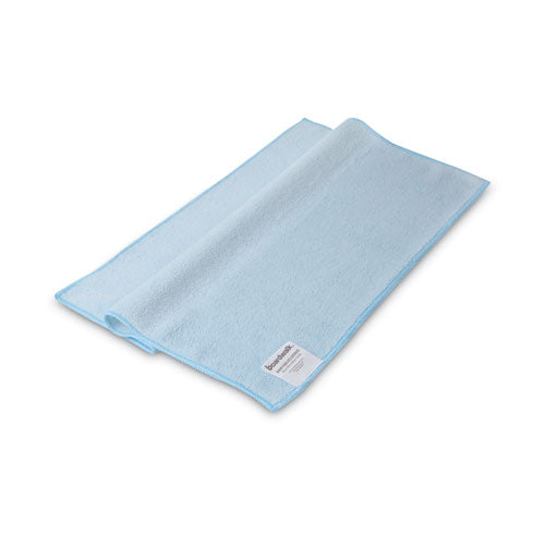 Image of Boardwalk® 2164038 Microfiber Cleaning Cloths, 16 X 16, Blue, 24/pack