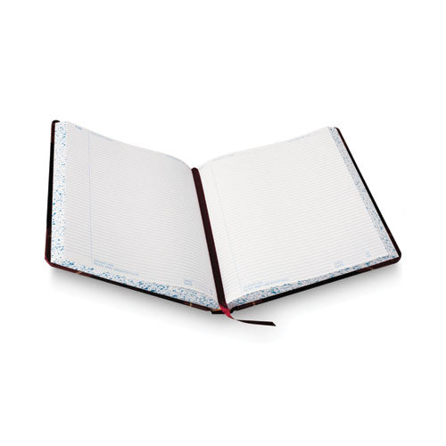 Image of Boorum & Pease® L21-150-R Laboratory Notebook, Data/Lab-Record Format, Black/Red Cover, (150) 10.38 x 8.13 Sheets