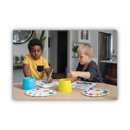 Image of Prang® X10796 Washable Paint, 12 Assorted Colors, 16 Oz Dispenser-Cap Bottle, 12/pack