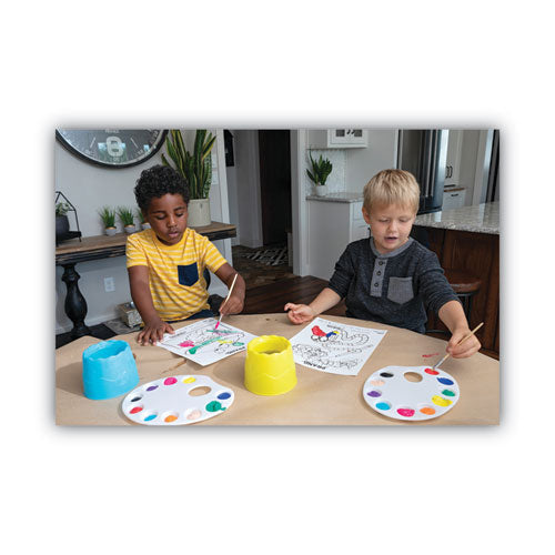 Image of Prang® X10796 Washable Paint, 12 Assorted Colors, 16 Oz Dispenser-Cap Bottle, 12/pack