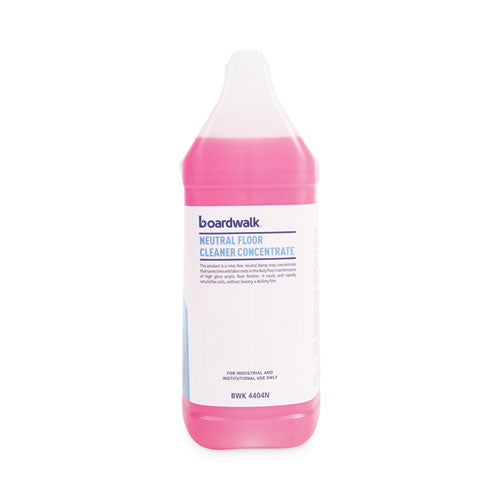 Image of Boardwalk® 570600-41ESSN Neutral Floor Cleaner Concentrate, Lemon Scent, 1 Gal Bottle, 4/carton