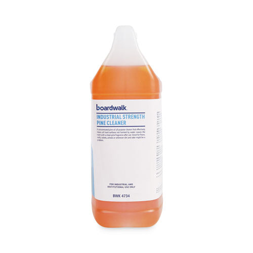 Image of Boardwalk® 597500-41ESSN Industrial Strength Cleaner, Pine Scent, 1 gal Bottle, 4/Carton