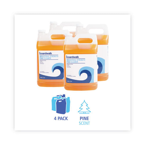 Image of Boardwalk® 597500-41ESSN Industrial Strength Cleaner, Pine Scent, 1 gal Bottle, 4/Carton