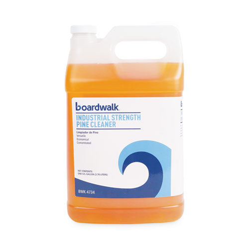 Image of Boardwalk® BWK4734EA Industrial Strength Cleaner, Pine Scent, 1 gal Bottle