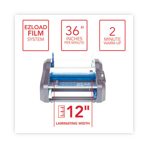Image of GBC® 1701680 Ultima 35 Ezload Thermal Roll Laminator, 12" Max Document Width, 5 Mil Max Document Thickness