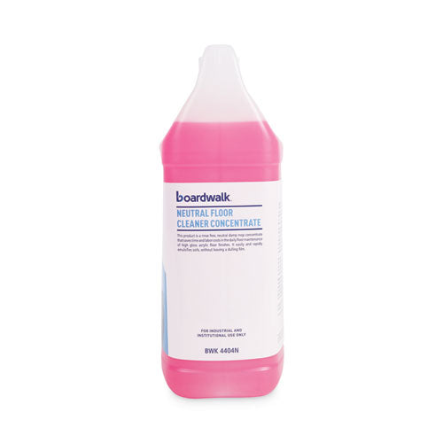 Image of Boardwalk® BWK4404NEA Neutral Floor Cleaner Concentrate, Lemon Scent, 1 Gal Bottle