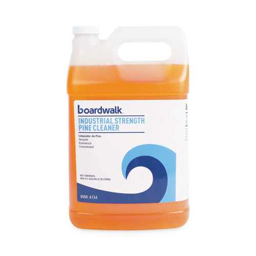 Image of Boardwalk® 597500-41ESSN Industrial Strength Cleaner, Pine Scent, 1 gal Bottle, 4/Carton