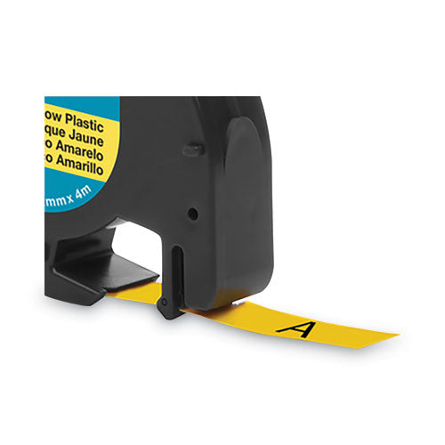 Image of DYMO® 91332 Letratag Plastic Label Tape Cassette, 0.5" X 13 Ft, Yellow