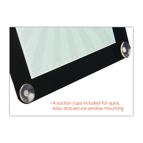 Image of deflecto® 899102 Superior Image Window Display, 8.5 x 11 Insert, Clear/Black