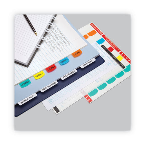 Image of Redi-Tag® B39170 Laser Printable Index Tabs, 1/5-Cut, White, 2" Wide, 300/Pack