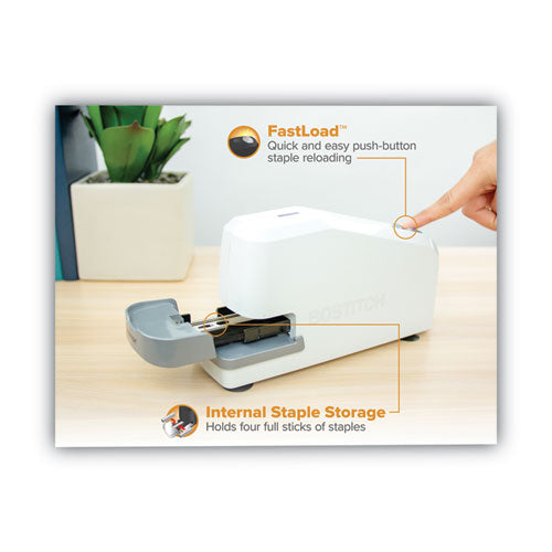 Image of Bostitch® 02011 Impulse 30 Electric Stapler, 30-Sheet Capacity, White