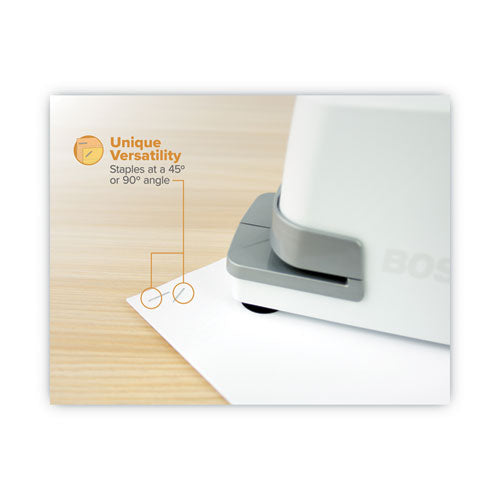 Image of Bostitch® 02011 Impulse 30 Electric Stapler, 30-Sheet Capacity, White