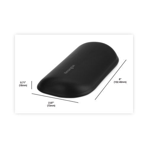 Image of Kensington® K52802WW ErgoSoft Wrist Rest for Standard Mouse, 8.7 x 7.8, Black