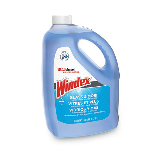 Image of Windex® 696503EA Glass Cleaner With Ammonia-D, 1 Gal Bottle