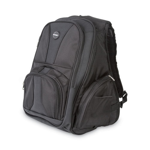 Image of Kensington® K62238B Contour Laptop Backpack, Fits Devices Up to 17", Ballistic Nylon, 15.75 x 9 x 19.5, Black