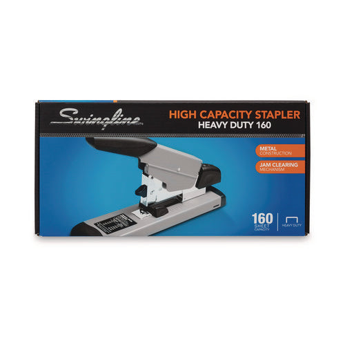 Image of Swingline® S7039005A Heavy-Duty Stapler, 160-Sheet Capacity, Black/gray