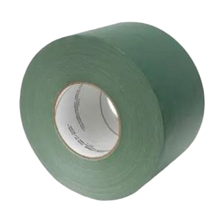 SKILCRAFT® Waterproof Tape, "The Original" 100 MPH Tape, Dark Green, 4" x 60 yds, Case of 12 Rolls
