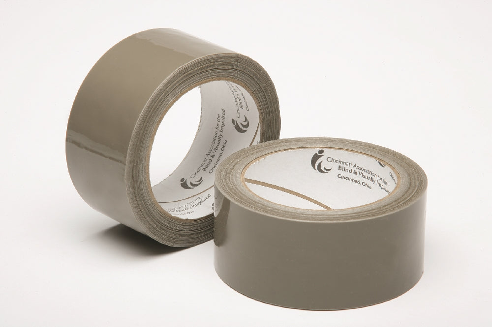 Image of SKILCRAFT® Package Sealing Tape, Commercial Grade, 2" x 60 yds, Tan, 1 Roll