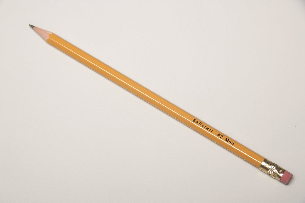 Wood Cased Pencil, #2 Medium Lead, Yellow
