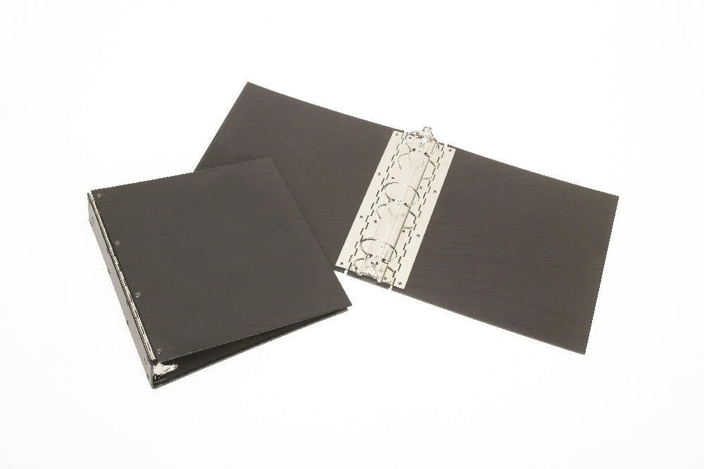 Image of SKILCRAFT® Round Ring Binder, Black, 2" Capacity with Metal Hinges