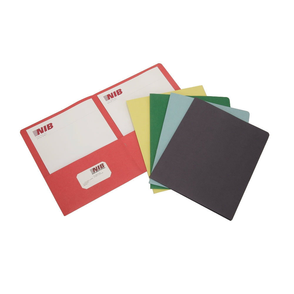 Image of SKILCRAFT® Double Pocket Portfolio, Assorted Colors