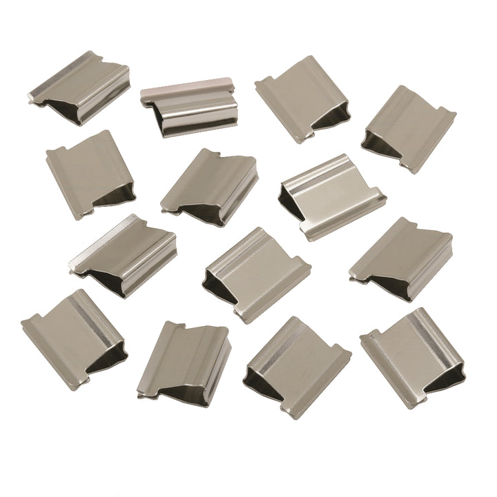 Image of SKILCRAFT® Clam Clip® Refill for Clam Clip Dispenser, Stainless Steel, Medium, 50/Box, Case of 24 Boxes