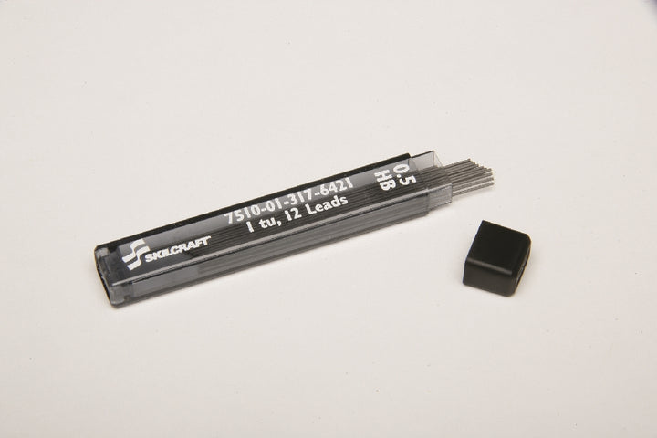 Image of SKILCRAFT® Mechanical Pencil Lead Refill, Fine Point, 12/Package, 1 Package