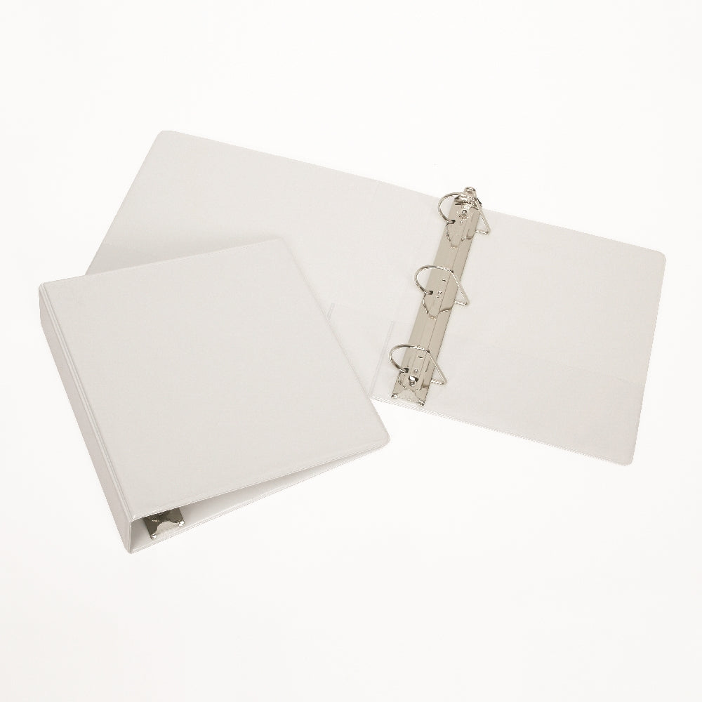 Slant-D Ring View Binder, 1" Capacity, White