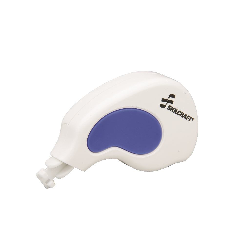 Image of SKILCRAFT® Correction Tape, Biobased Casing, Non-Refillable Applicator, White, 10m