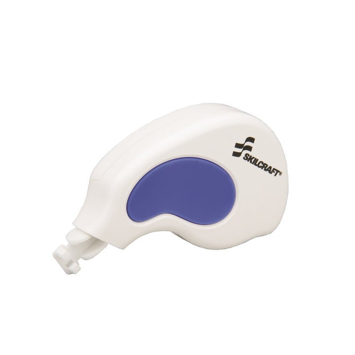 Image of SKILCRAFT® Correction Tape, Biobased Casing, Non-Refillable Applicator, White, 10m