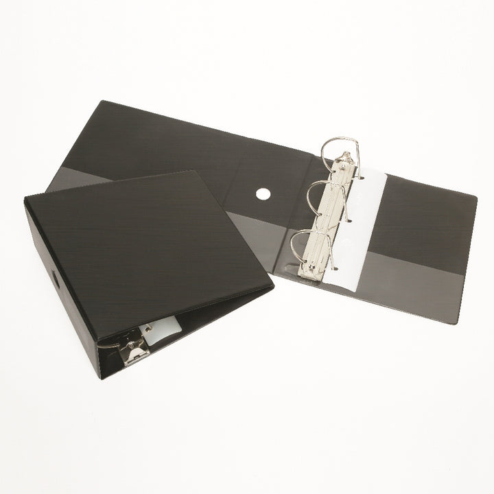 Image of SKILCRAFT® Slant-D Ring Binder, w/o Overlay, 5", Black, Case of 6