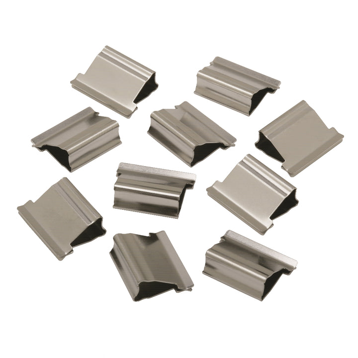 Image of SKILCRAFT® Clam Clip® Refill for Clam Clip Dispenser, Stainless Steel, Large, 35/Box, Case of 24 Boxes
